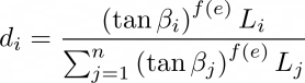 MFD partitioning equation