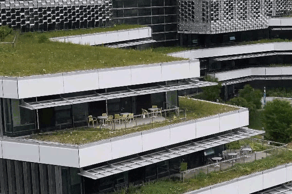 Gaussian splat layer of a multilevel building